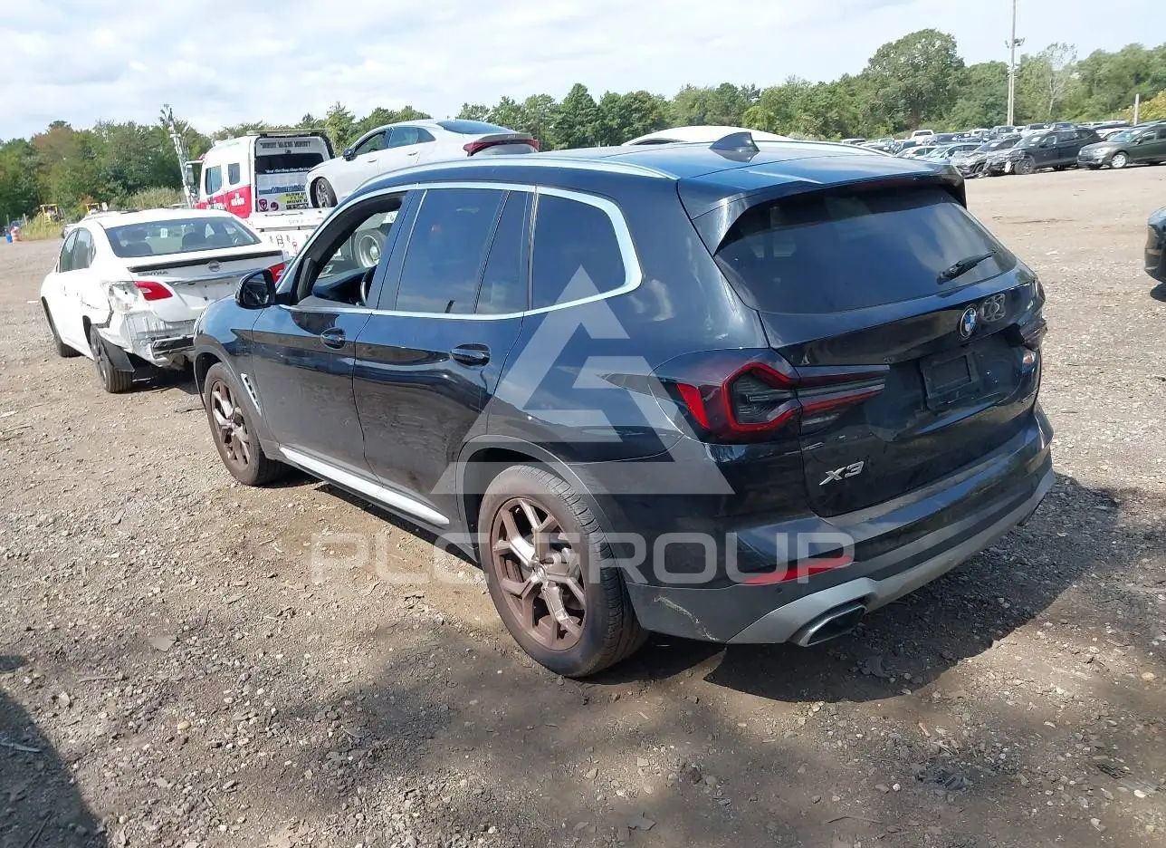  2022 BMW X3 VIN: 5UX43DP00N9L39526 из США - PLC Group