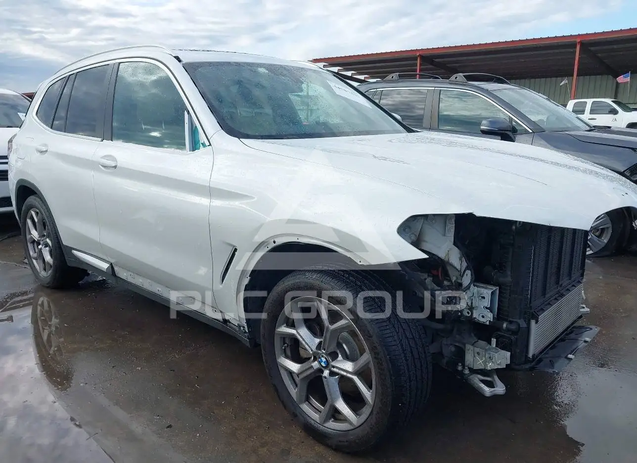 2022 BMW X3 VIN: 5UX53DP04N9K43631 з США - PLC Group