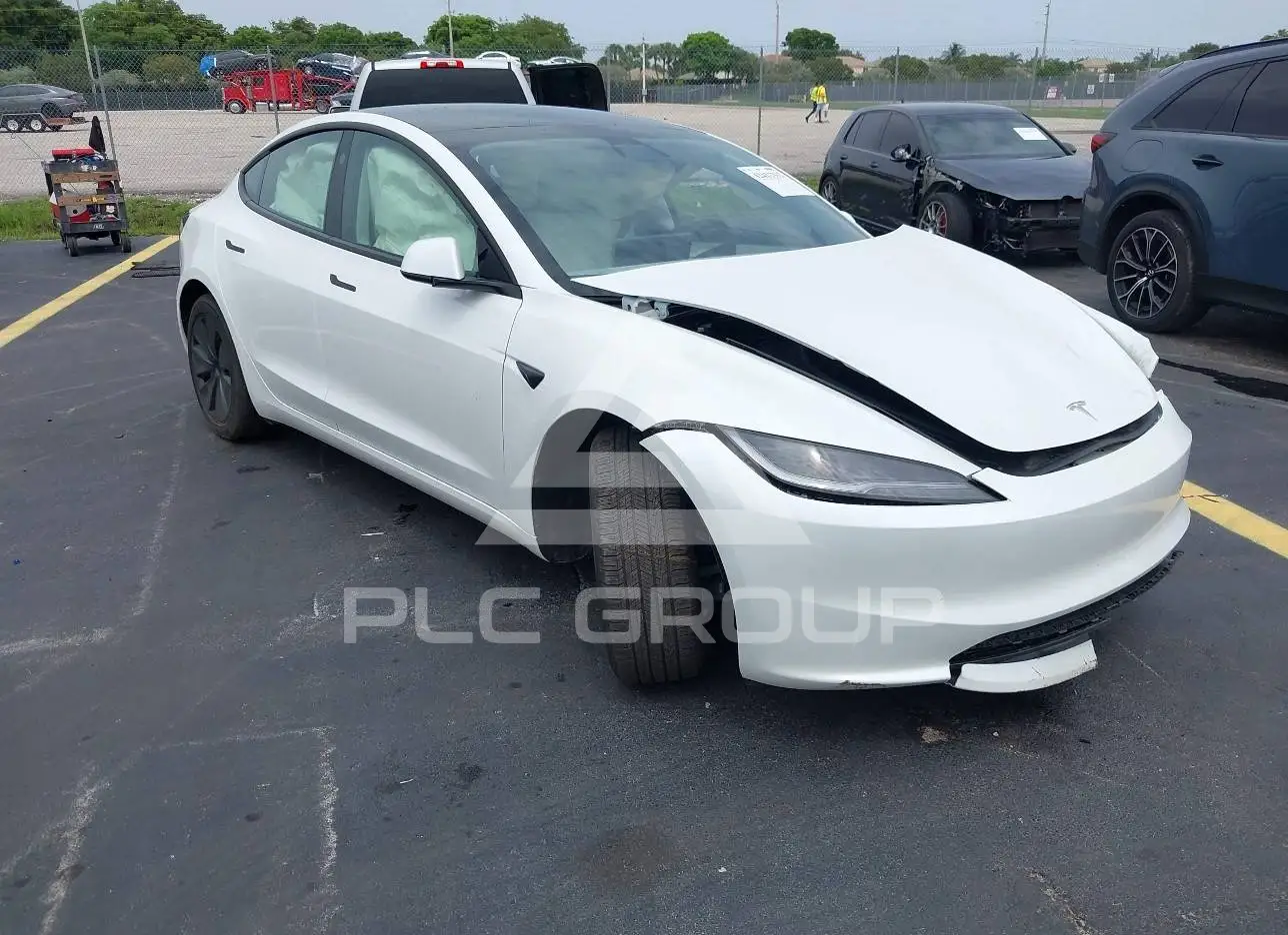 2025 Tesla Model 3 VIN: 5YJ3E1EA2SF981877 з США - PLC Group