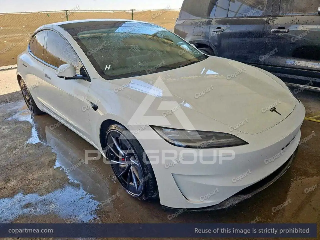 Купить 2024 Tesla Model 3 VIN: LRW3E7ET0RC****** из ОАЭ (Дубаи) в