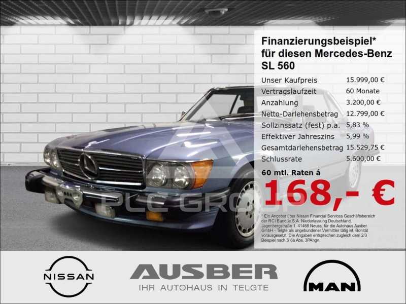 1987 Mercedes Benz SL 560