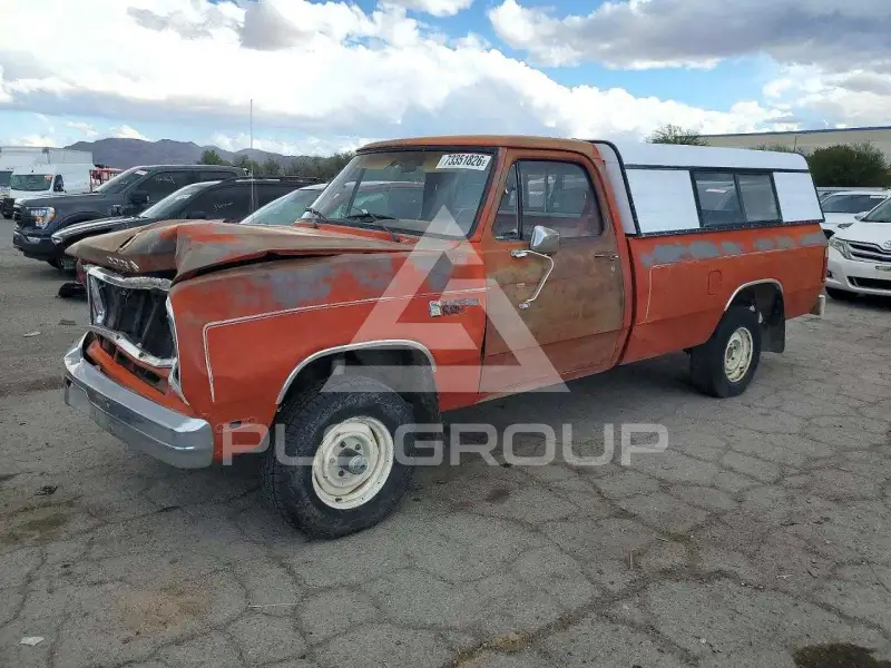 1983 Dodge W SERIES фото