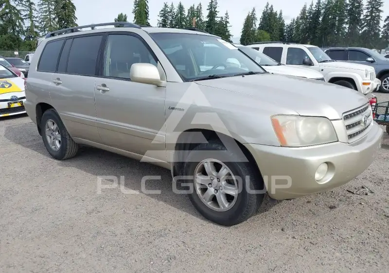 2001 Toyota Highlander фото