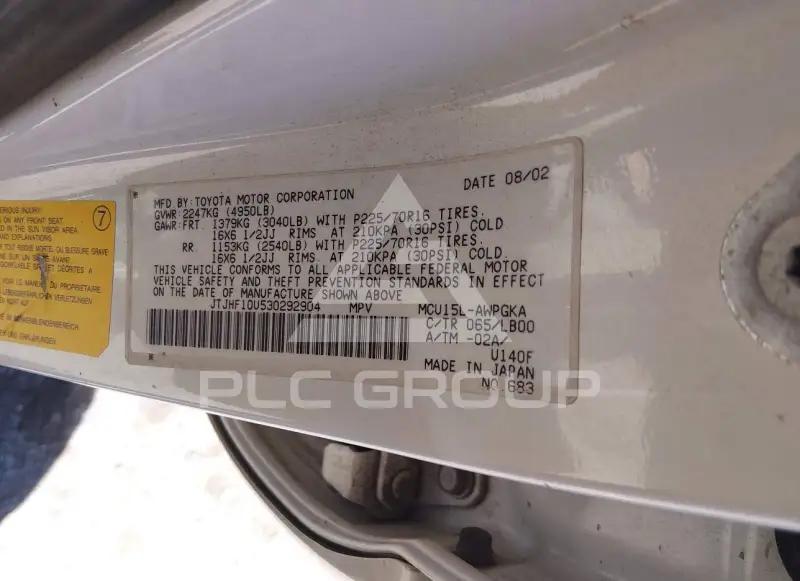 2003 Lexus RX300 фото