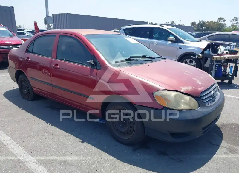 2003 Toyota COROLLA фото