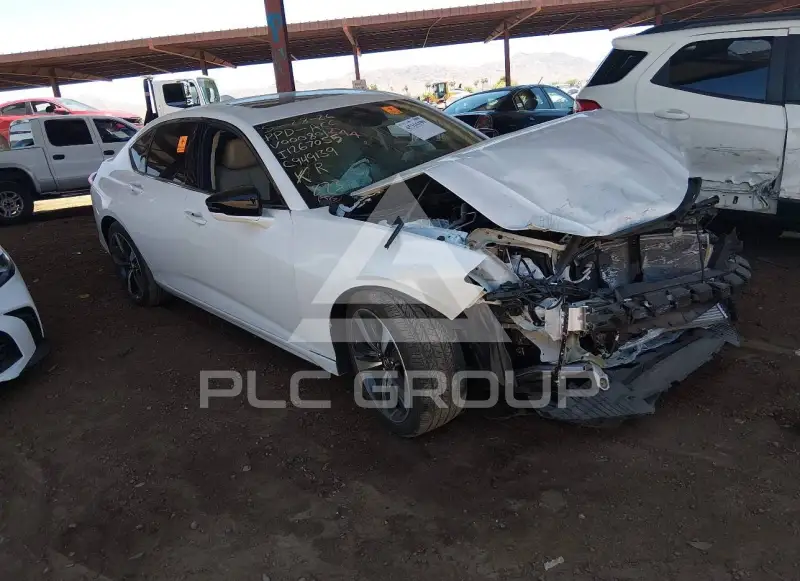 2024 Acura TLX VIN: 19UUB5F45RA000801 из США - PLC Group