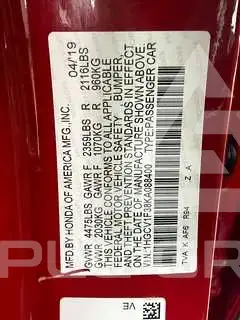 2019 Honda Accord