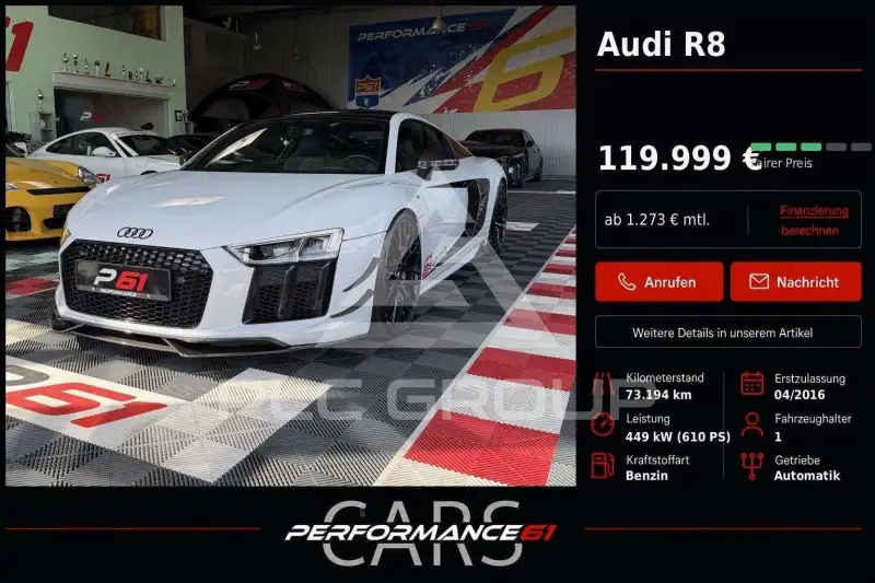 2016 Audi R8