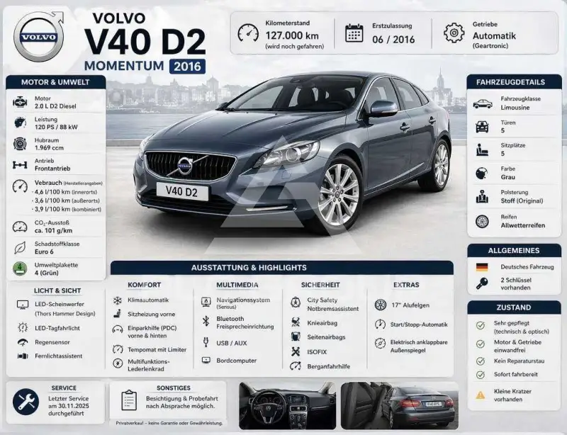 2016 Volvo V40