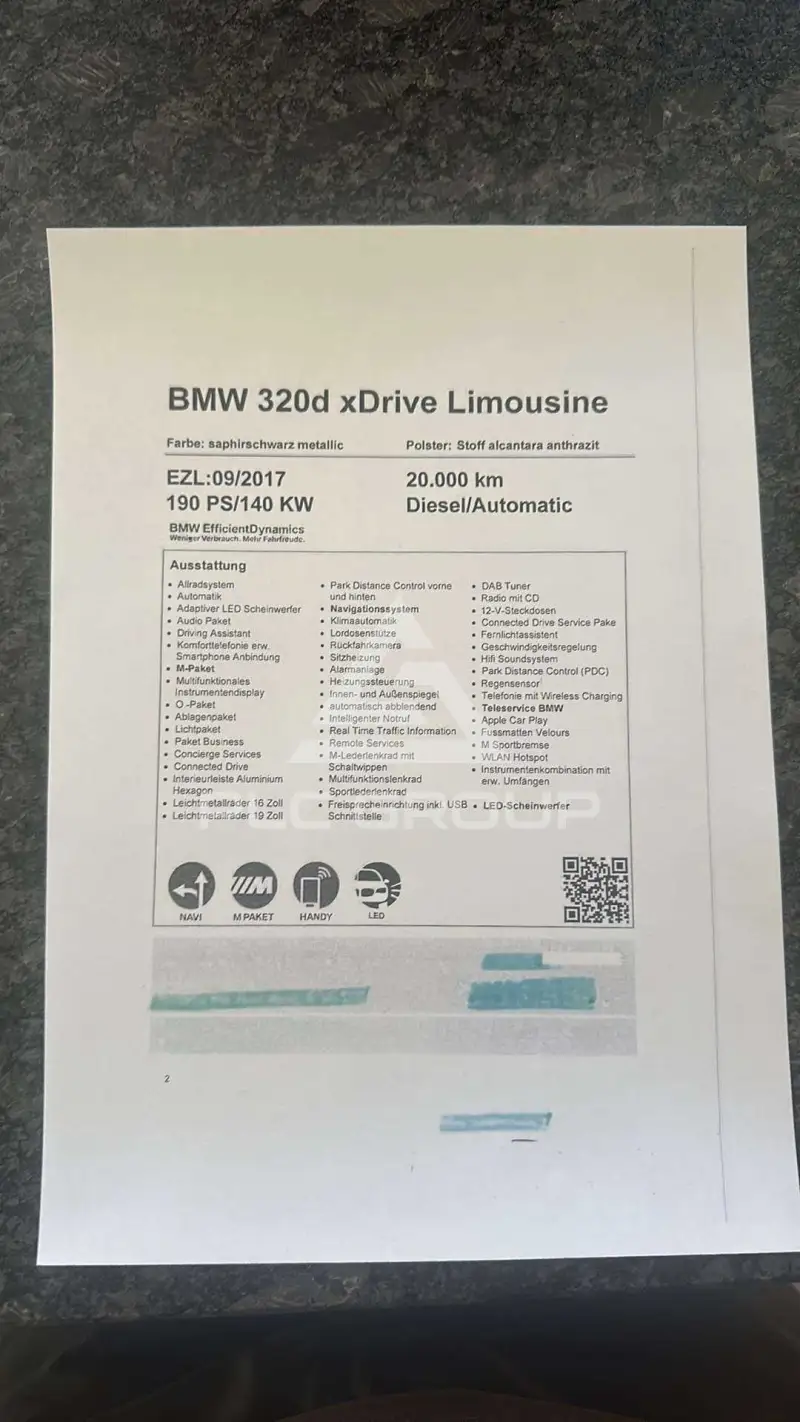 2017 BMW 320