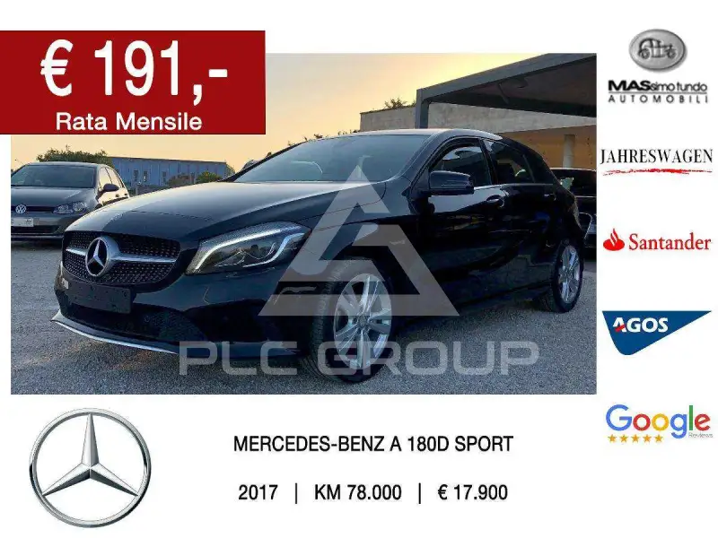 2017 Mercedes Benz A 180