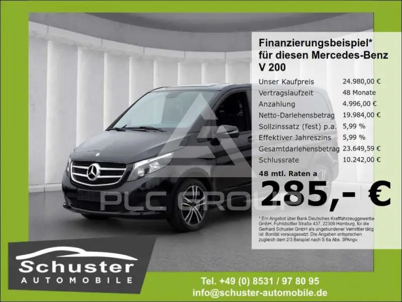 2018 Mercedes Benz V 200