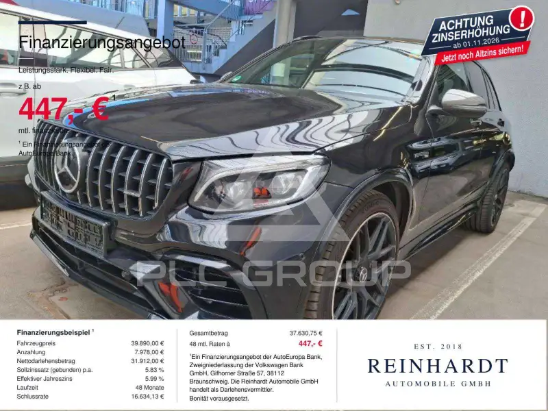 2018 Mercedes Benz GLC 63 AMG