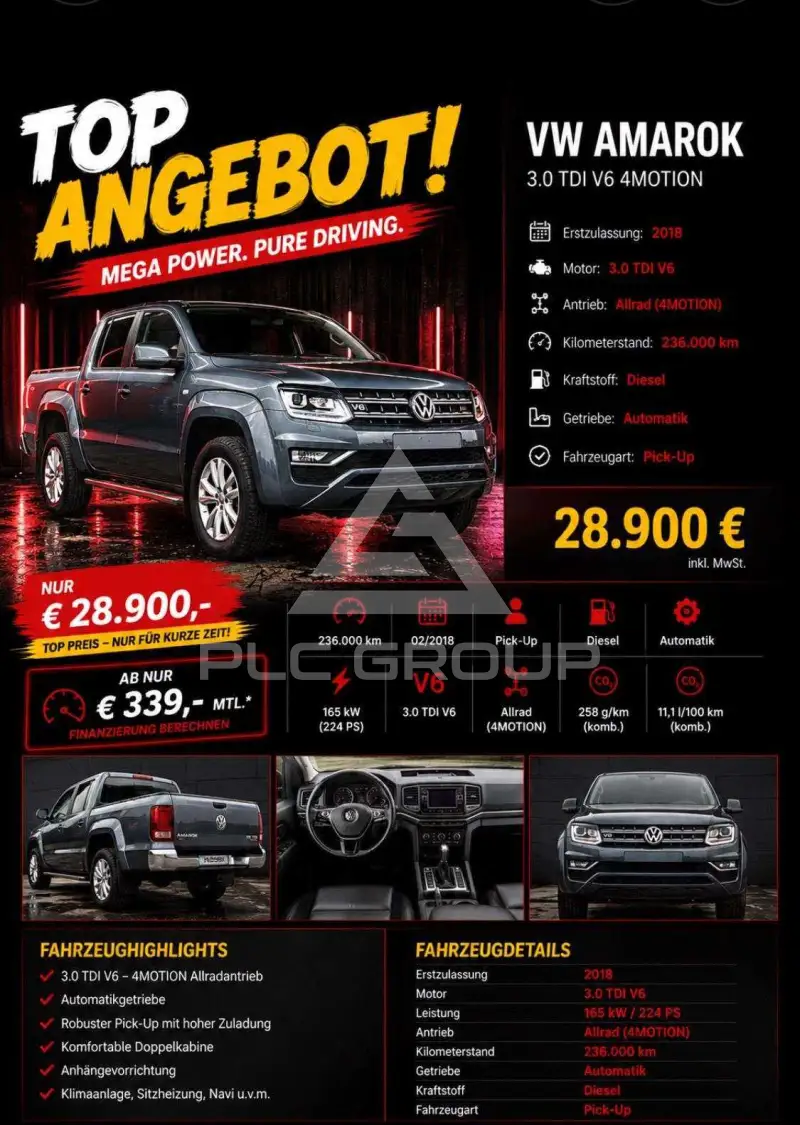 2018 Volkswagen Amarok