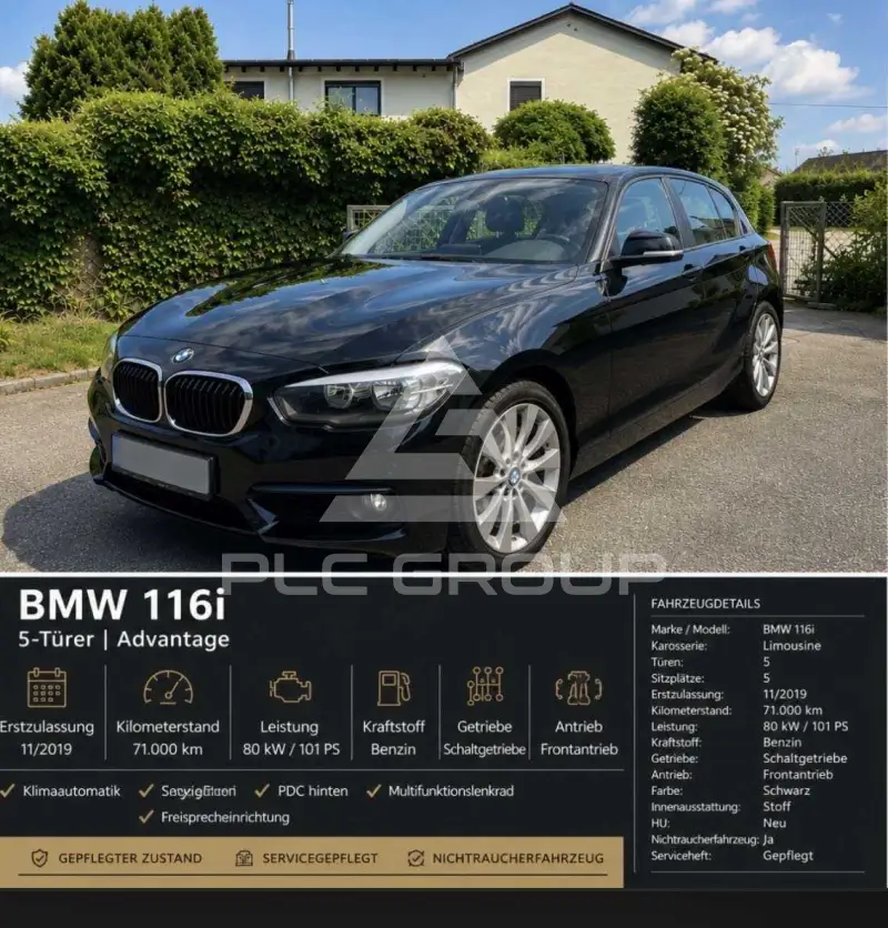 2018 BMW 116