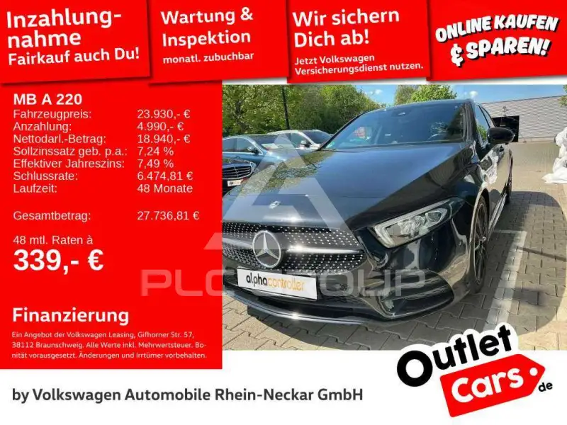 2019 Mercedes Benz A 220