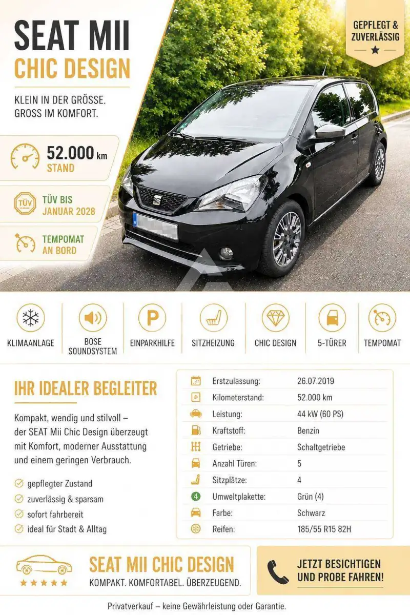 2019 Seat Mii