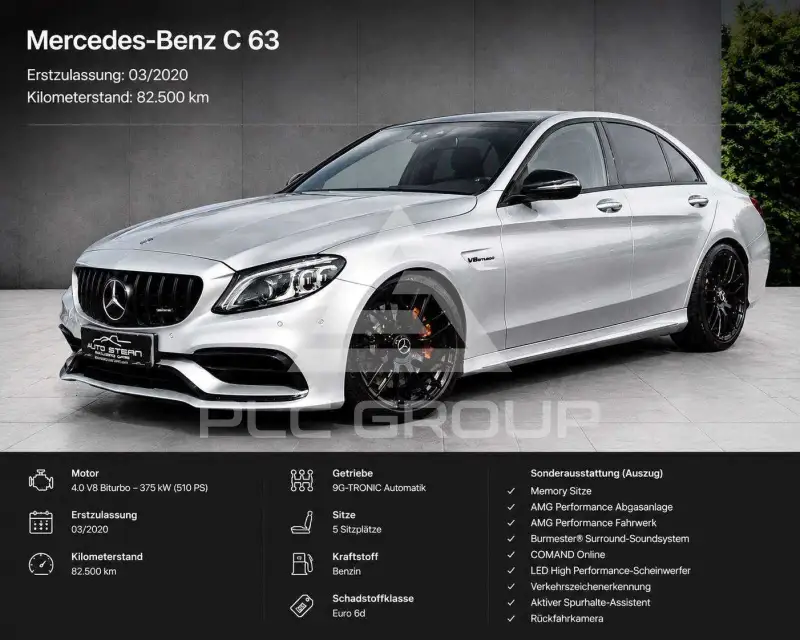 2020 Mercedes Benz C 630