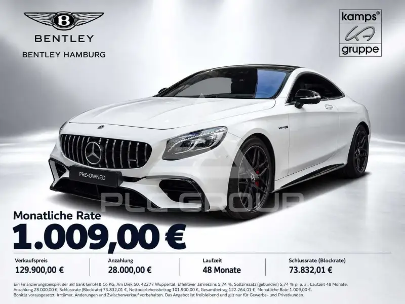 2020 Mercedes Benz S 63