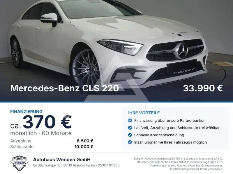 2020 Mercedes Benz CLS 220