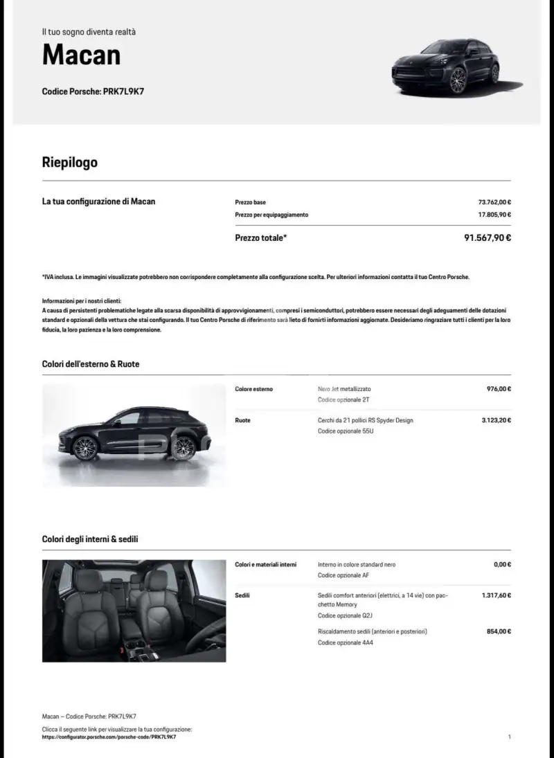 2021 Porsche MACAN