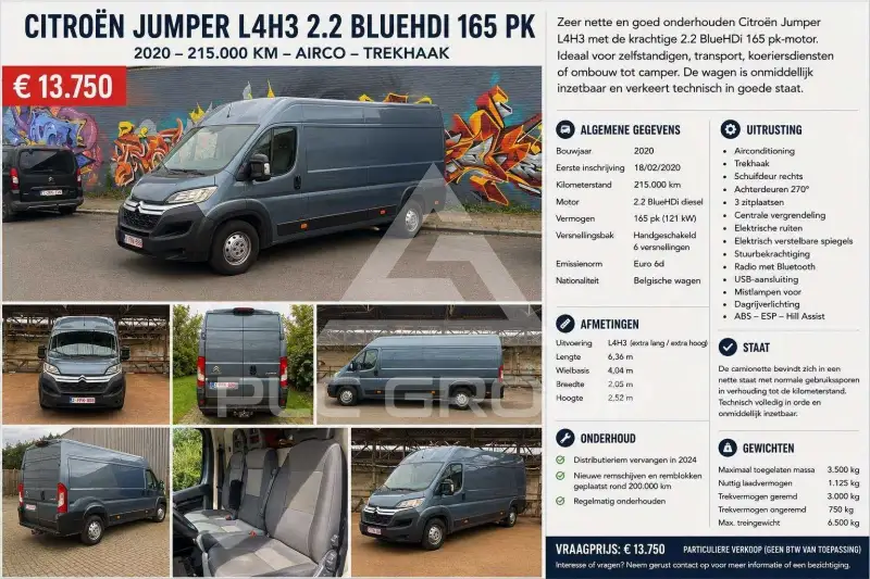 2020 Citroen Jumper