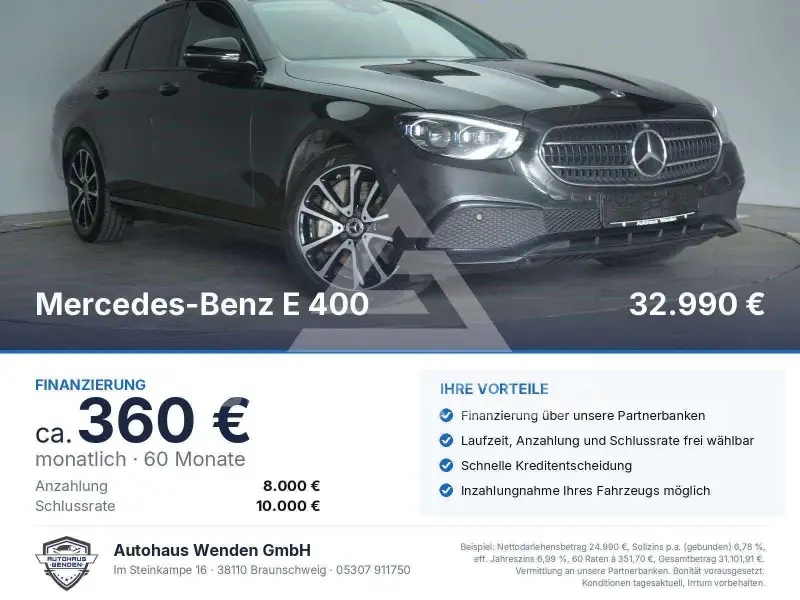 2021 Mercedes Benz E 400