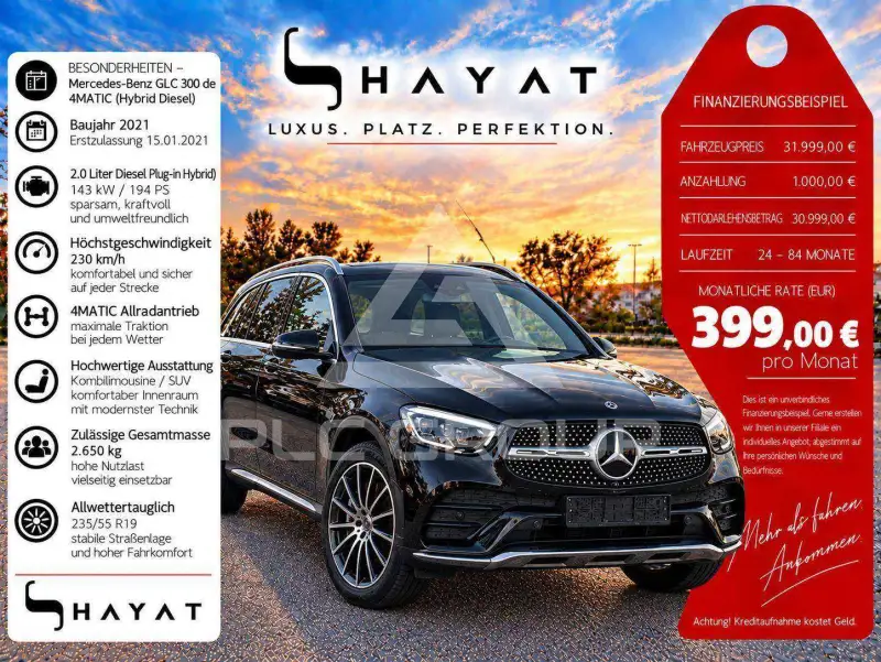 2021 Mercedes Benz GLC 300