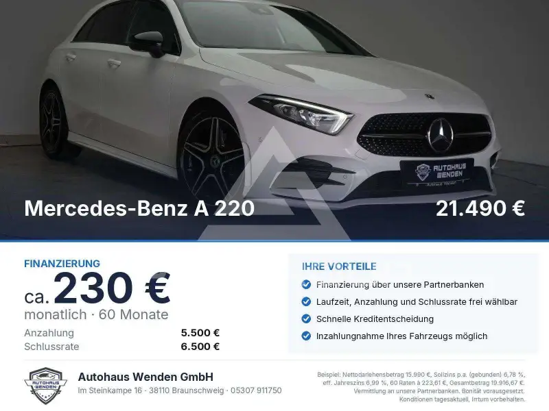 2021 Mercedes Benz A 220