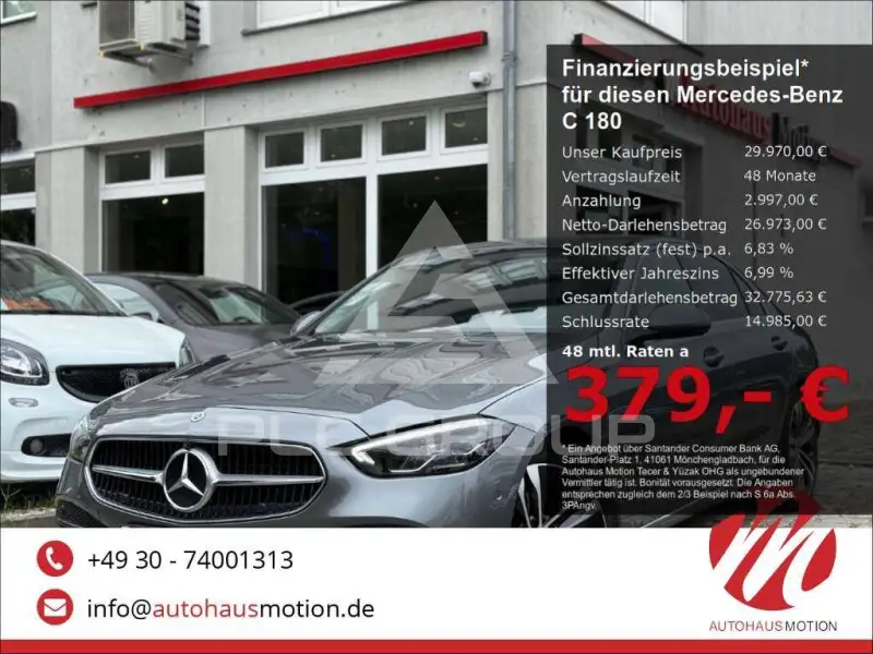 2022 Mercedes Benz C 180