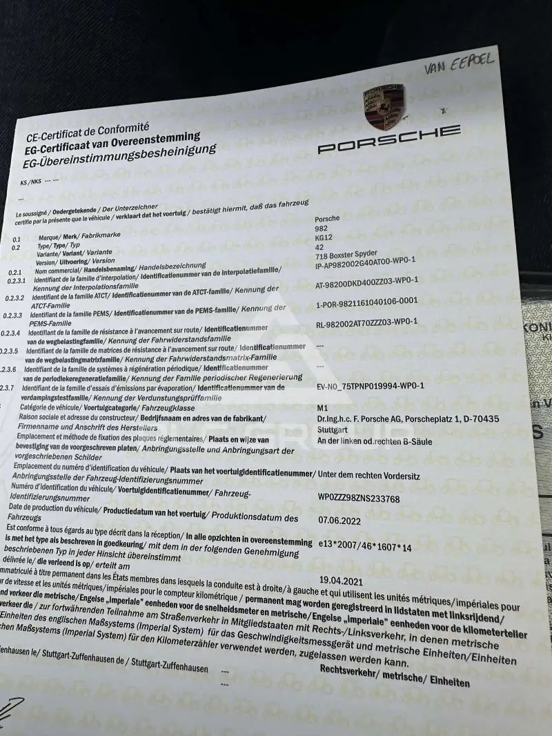2022 Porsche 718