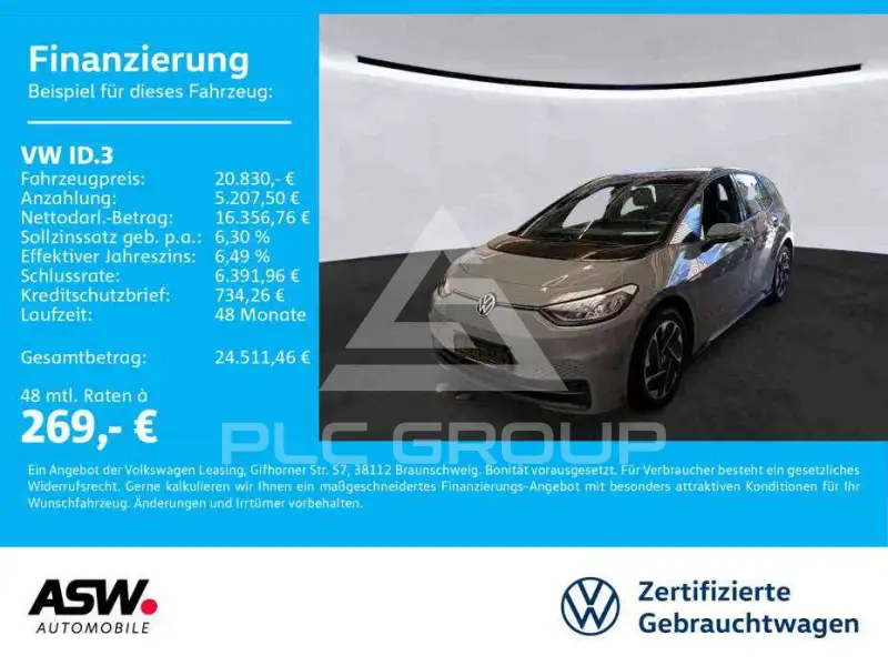 2022 Volkswagen ID3