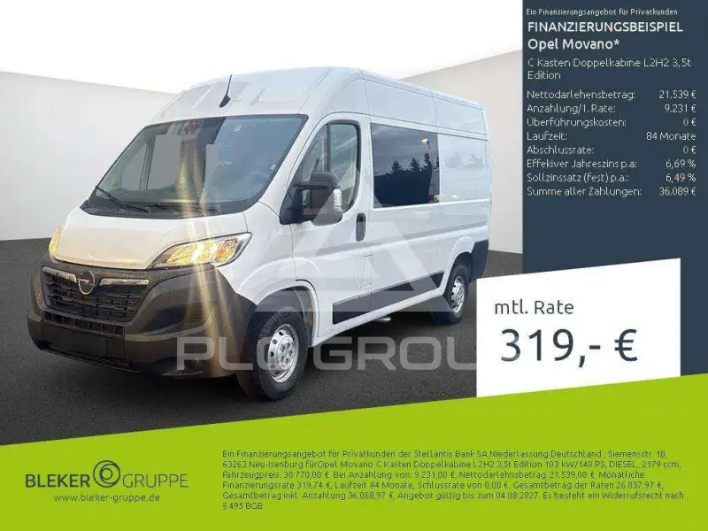 2022 Opel Movano