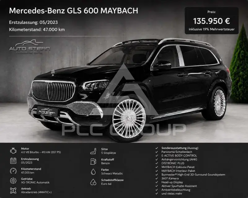 2023 Mercedes Benz GLS 600