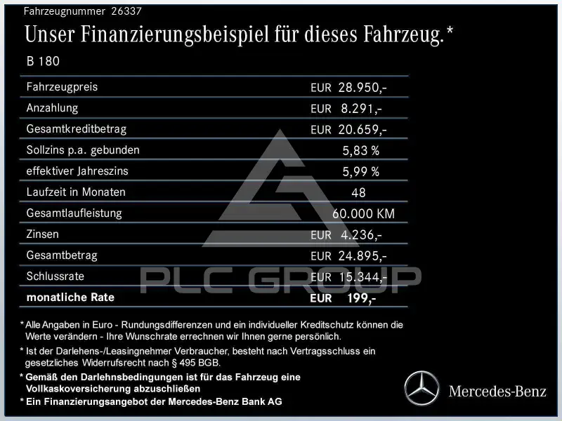 2023 Mercedes Benz B 180