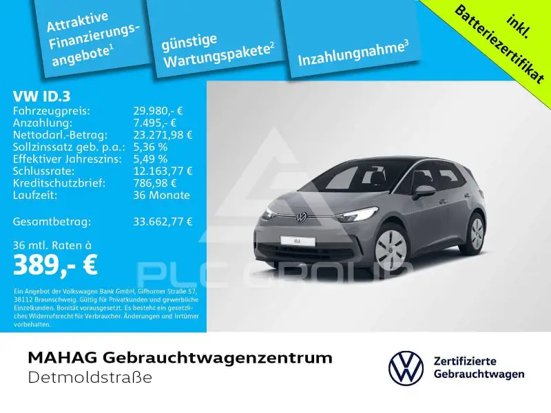 2024 Volkswagen ID3