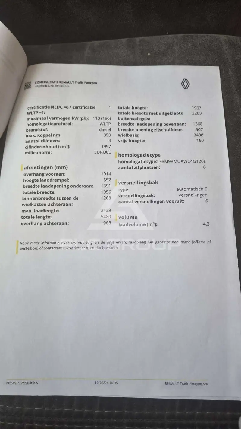 2024 Renault Trafic