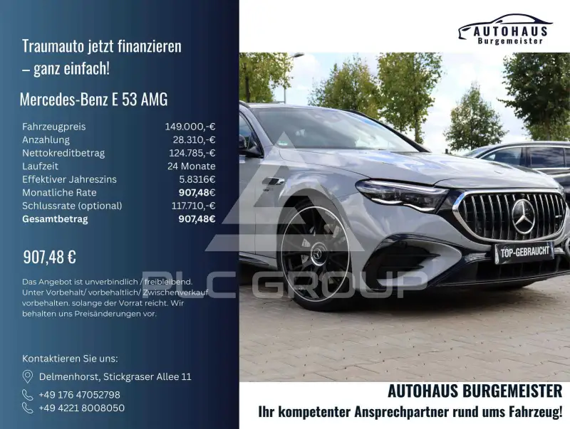 2025 Mercedes Benz E 53 AMG