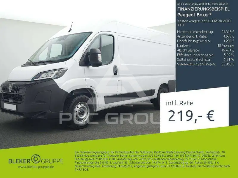 2025 Peugeot Boxer