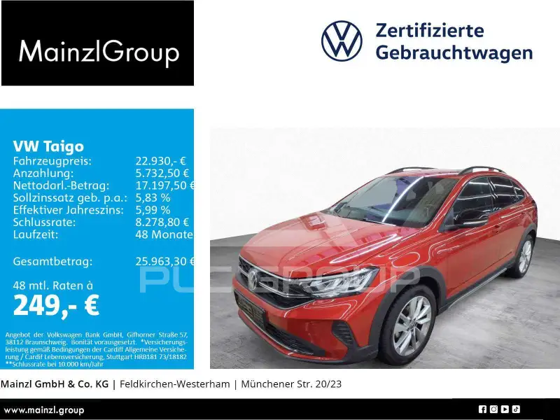 2025 Volkswagen Taigo