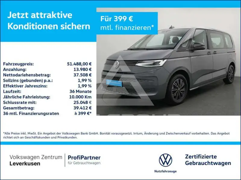 2025 Volkswagen T7 Multivan
