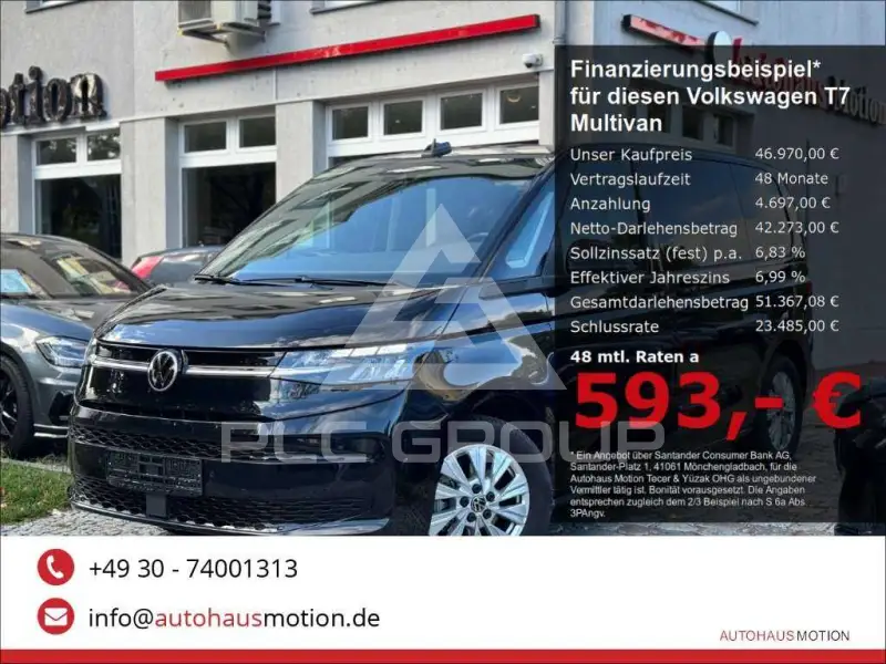 2025 Volkswagen T7 Multivan