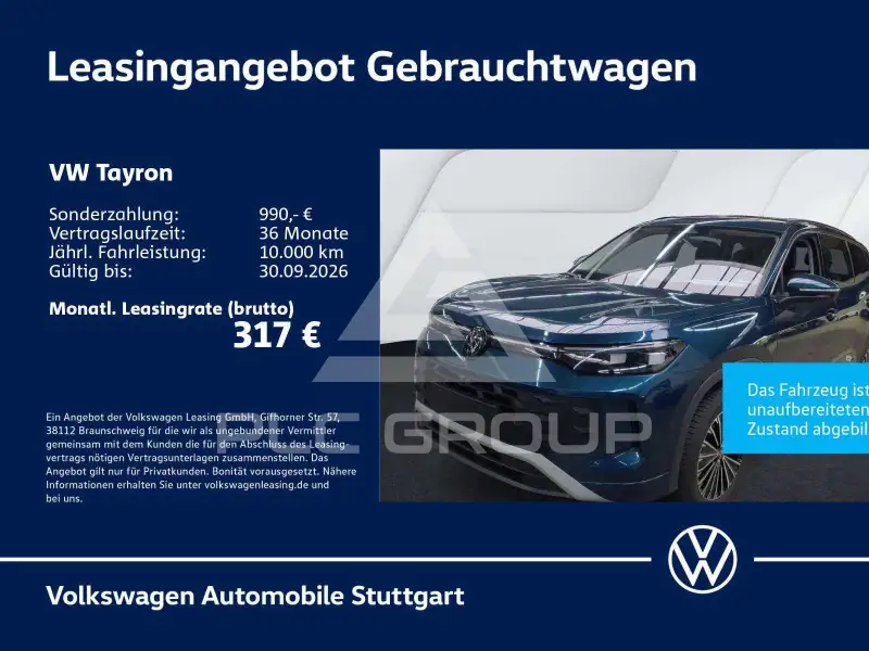 2025 Volkswagen Tayron