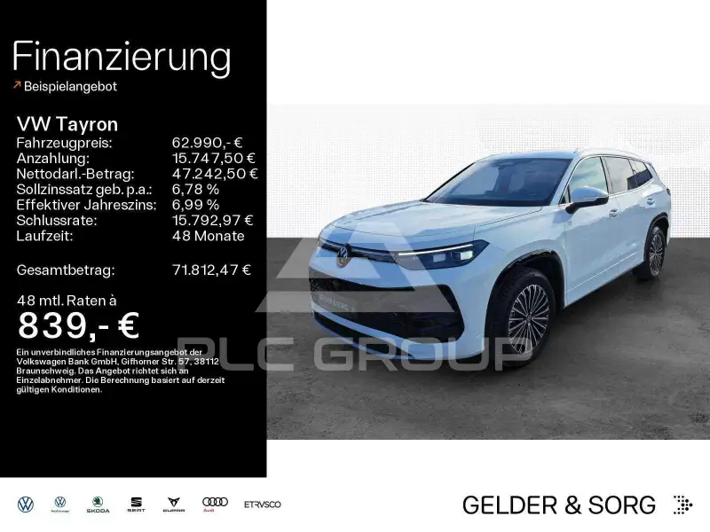 2025 Volkswagen Tayron