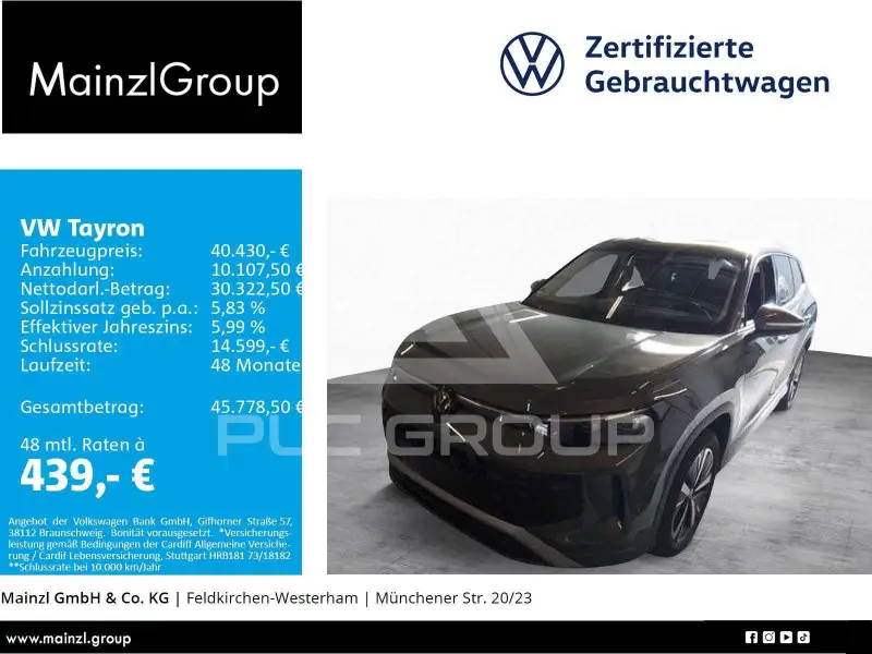 2025 Volkswagen Tayron