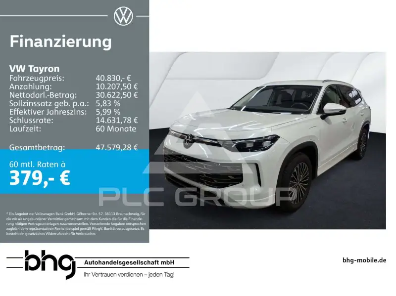 2025 Volkswagen Tayron