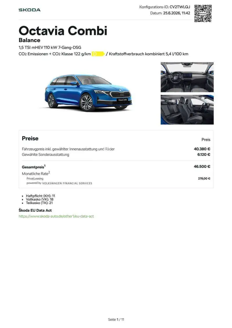 2026 Skoda Octavia