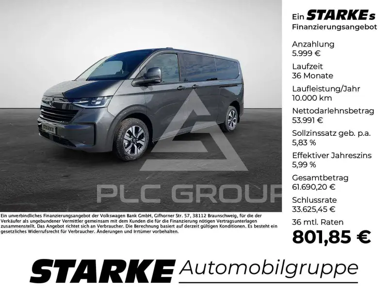 2026 Volkswagen T7 Multivan