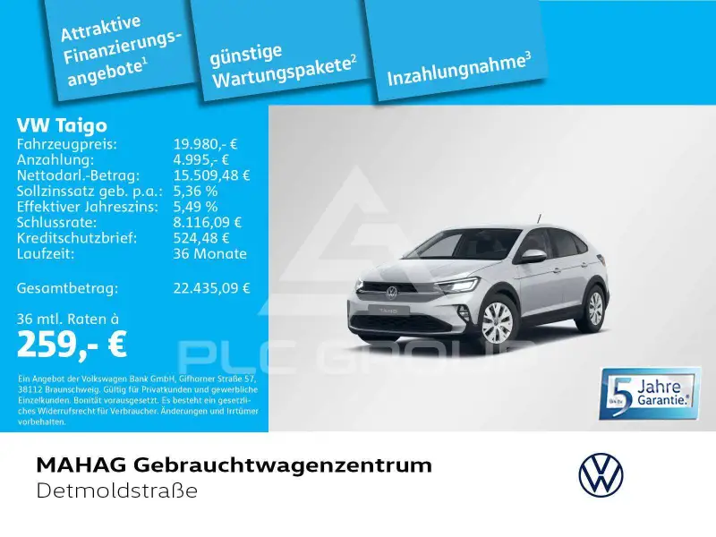 2026 Volkswagen Taigo