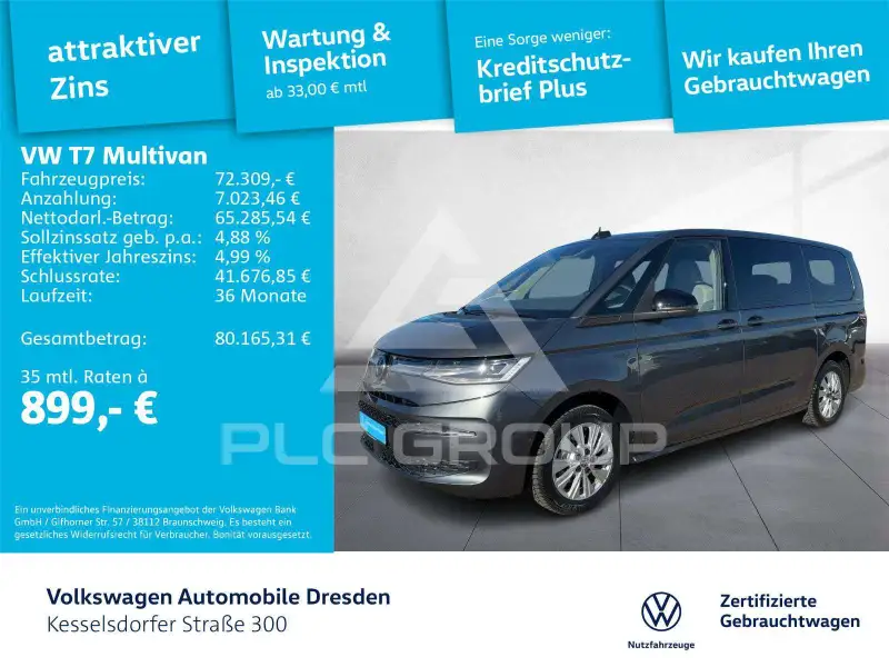 2026 Volkswagen T7 Multivan